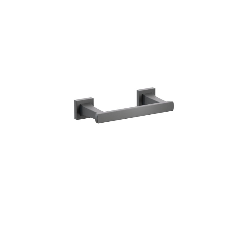 Wall Mounted Toilet Paper Holder, Flat Black