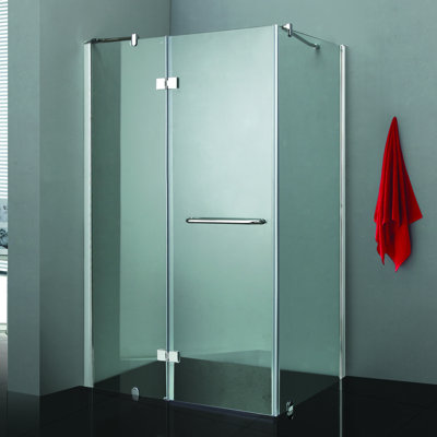 Cabine de douche rectangulaire sans cadre Quadro