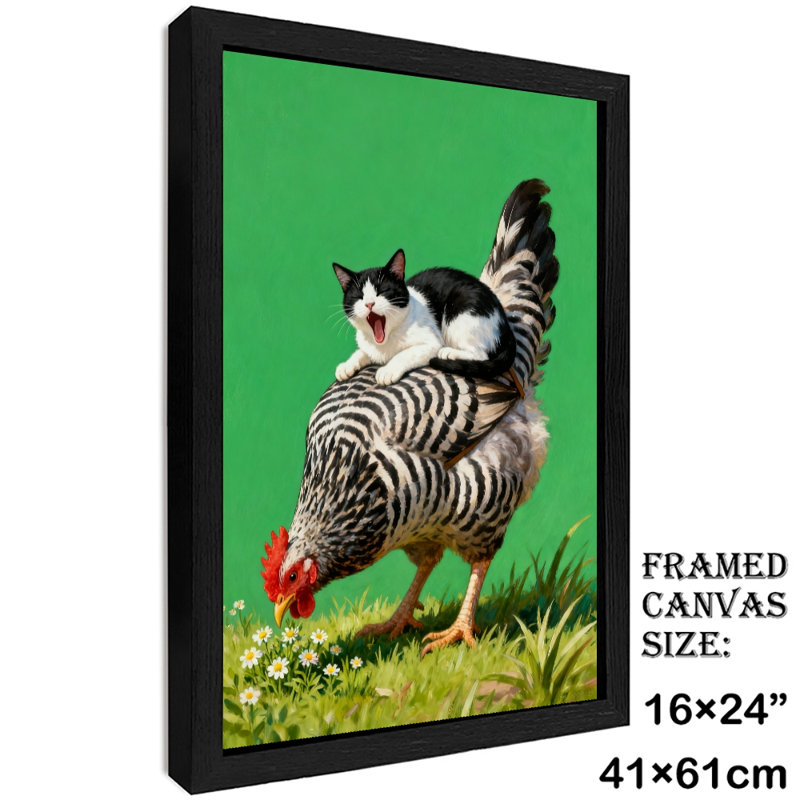 Reproduction d'art encadré noir rétro, H 25 po x l 17 po