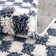 Reidsville Checkered Machine Woven Polyester Area Rug in Blue