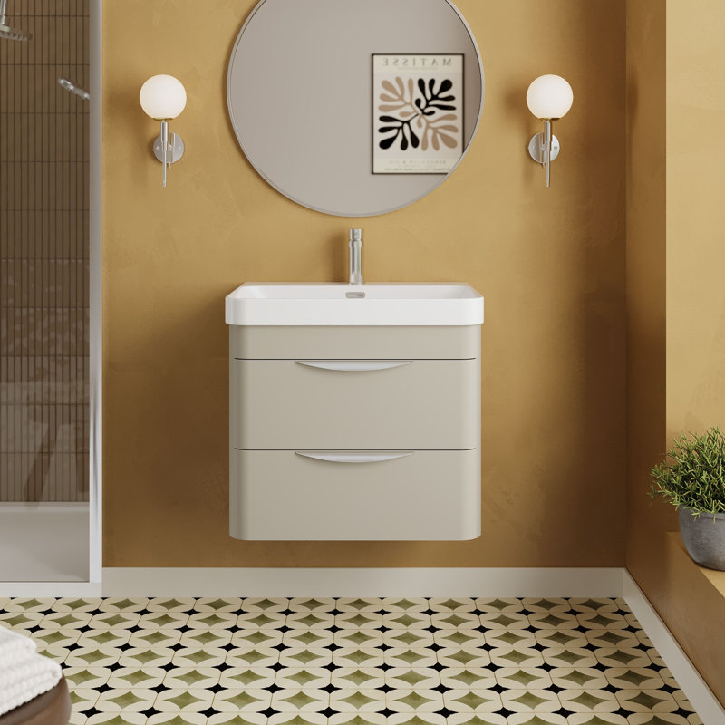 Parade 607 mm Bathroom Vanity, Pebble Grey