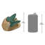 Butterflies on Rocks Emerald Verde Statue