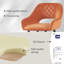 Sunni 67cm Velvet Upholstered Arm Bar Stool with Footrest-907437680