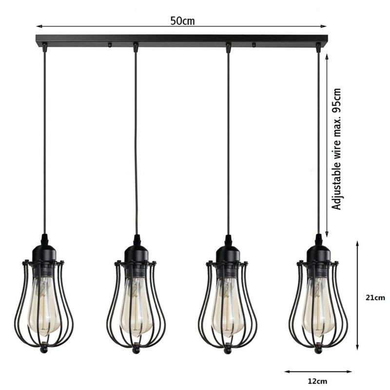 Bushman 4 - Light Black Pendant