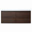 Meuble-lavabo double 18,3 po avec plateau en bois manufacturé