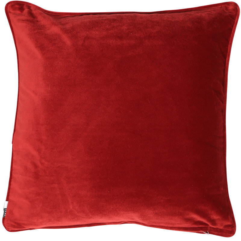 Leticija Square Throw Cushion, Red, 43" H x 43" W x 16" D
