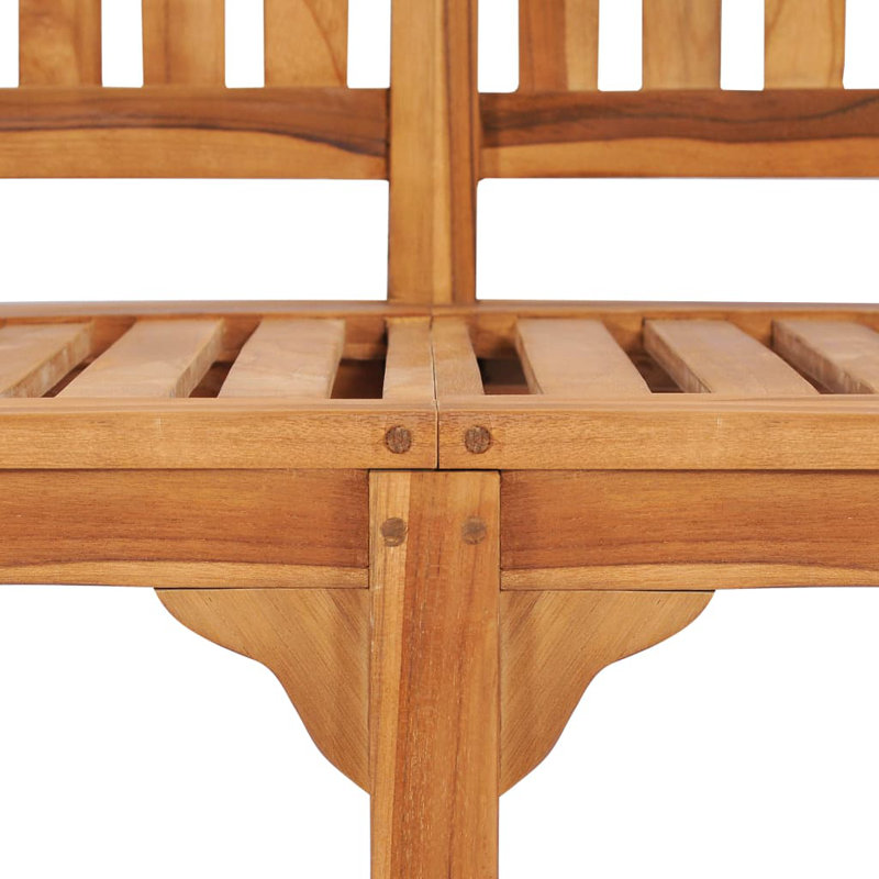 Bella Solid And Manufactured Wood Outdoor Bench, 86cm H x 151cm W x 62cm D