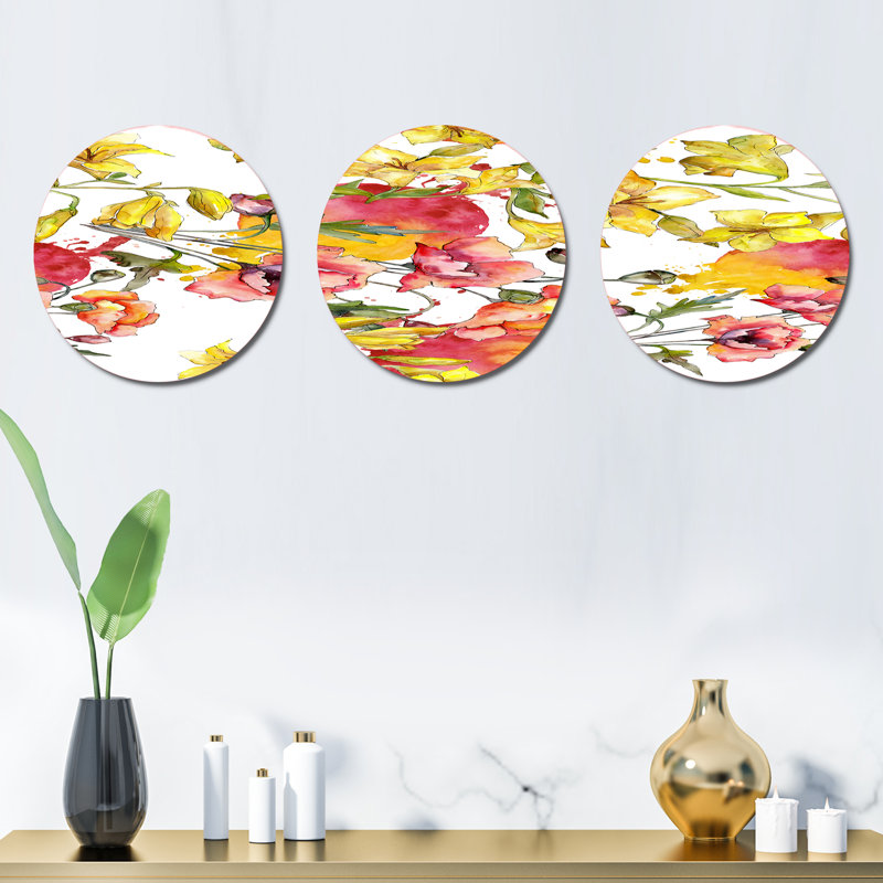 Ensemble de 3 décorations murales