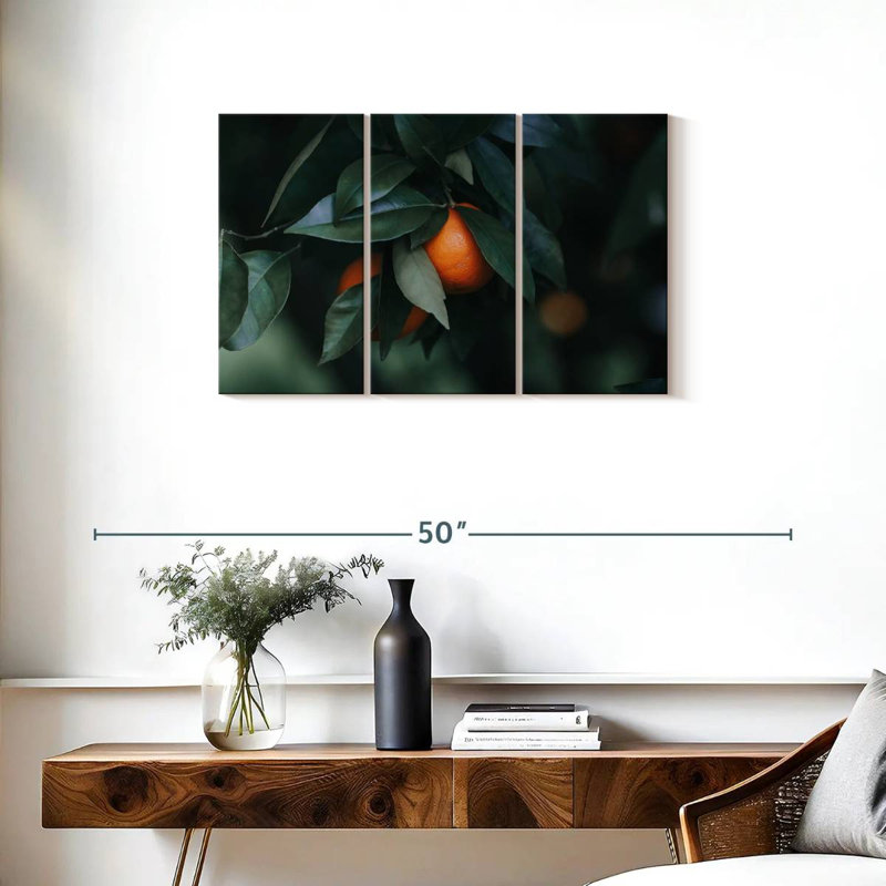 Harnek Ripe Orange, 20" H x 33" W