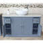 Biskra 1230mm Single Bathroom Vanity with Vessel Ceramic Basin-443901133