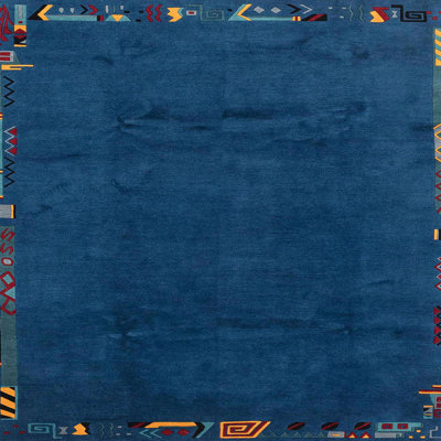 Tapis décoratif multicolore à motif abstrait