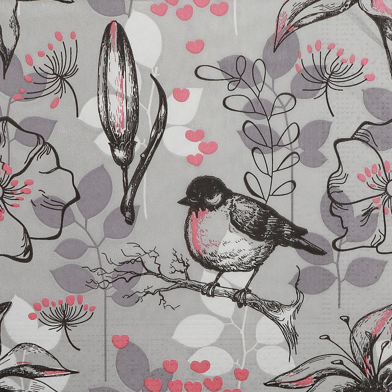 Paper Floral Napkin