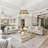 Josse Dimmable Wagon Wheel LED Crystal Chandelier