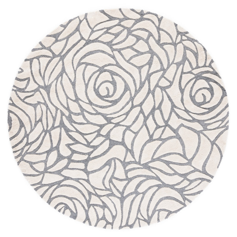 Tapis ivoire Atsush, Rond 7 pi