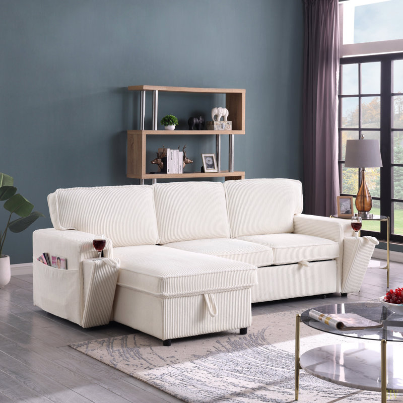Canapé-lit modulaire avec espace de rangement Upholstery