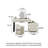 55.12"Modern minimalist solid wood beige dressing table-1904882535