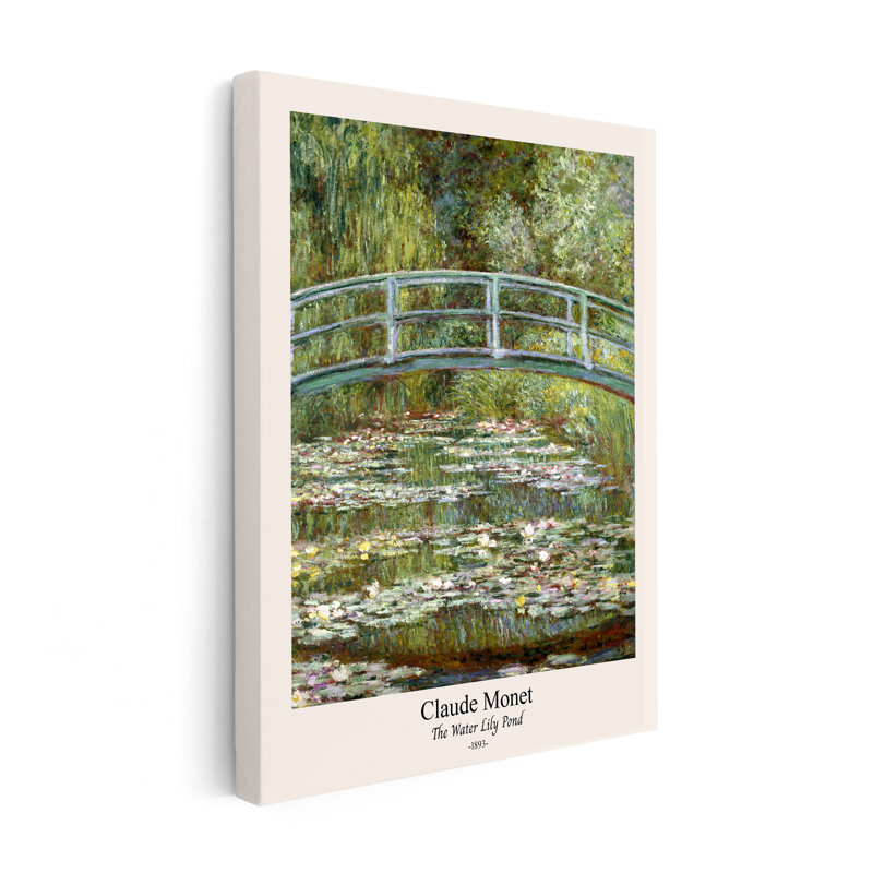 Claude Monet - Étang aux nénuphars No1, Unframed, Canvas, 16"H x 20"W