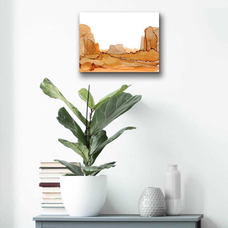 «Brownscape I» par Chris Paschke, H 12 po x l 16 po x P 0,13 po