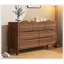 Commode d'appoint simple de couleur noyer noir moderne-1667523592