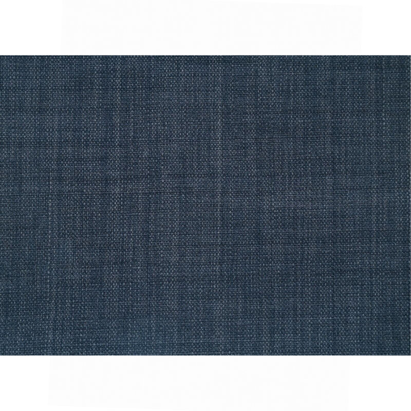 Living Canapé modulaire en suède gaufré modulaire avec coussins capitonnés contemporain, Tissu bleu foncé