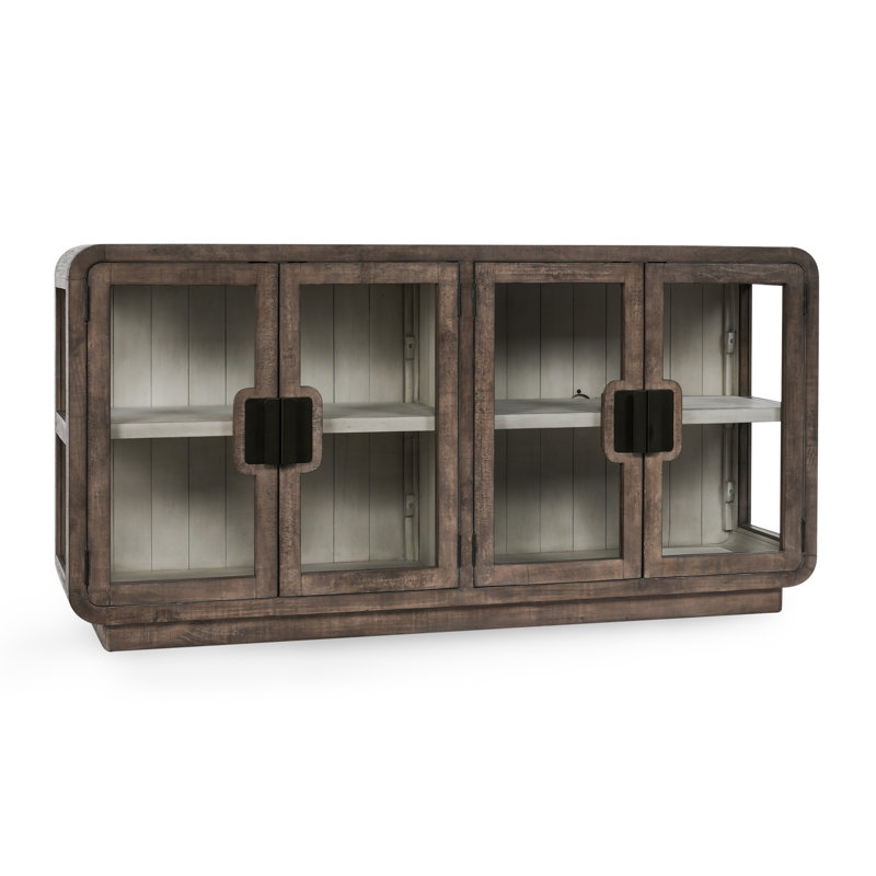 Buffet en bois massif Ollie de 70 po