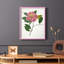 Reproduction encadrée pressée Camellia II - bois massif-946835285-946835286