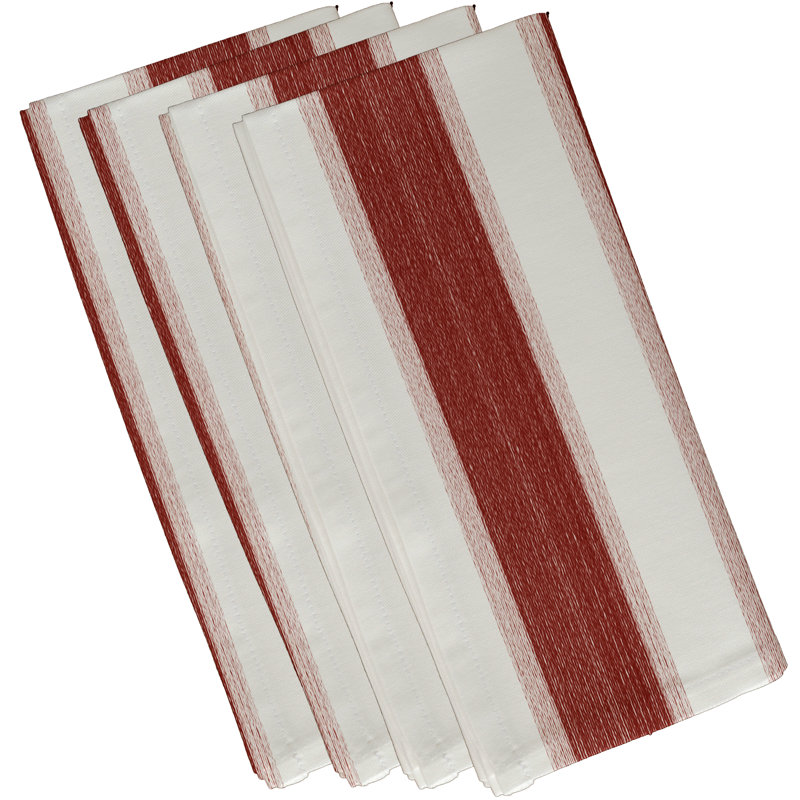 Ensemble de serviettes 4 pièces Marydel, L 18 po x L 18 po, Orange