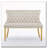 Velvet Double Dining Loveseat Bench-1833155543