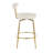 Kayson 25.5" Gold Swivel Upholstered Counter Stools-1129021423