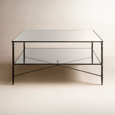 Allenhurst Glass Top Coffee Table