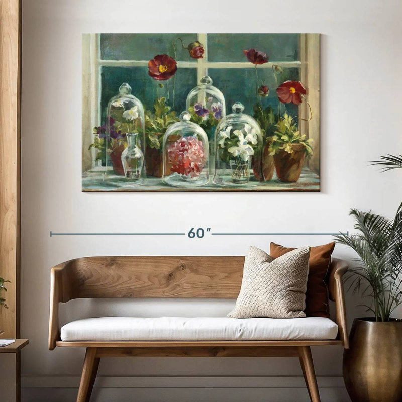 Appui de fenêtre Harnek Fall Poppies, H 32 po x l 48 po