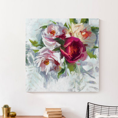 Fleurs - Reproduction d'art sur toile sans cadre