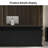 Bar Counter with Wine Storage & Cabinet, Reception Bar Table for Home & Commercial Use-106711066