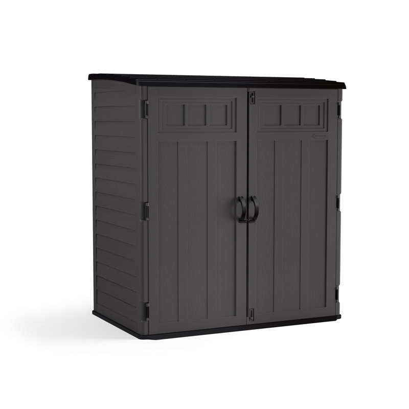 Suncast 5 ft. 10.5 in. W x 3 ft. 8.25 in. D Resin Vertical Storage Shed