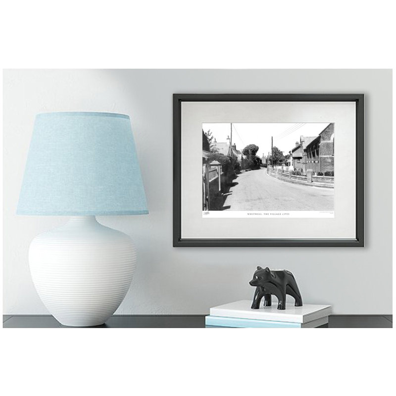 Whitwell, The Village C1955 - Single Picture Frame Print, 28cm H x 36cm W x 2.3cm D