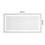 30 x 28 Inch LED Bathroom Mirror with Front and Backlight, Wall Mounted Vanity Mirror with Aluminum Frame, Anti-Fog, Memory, 3 Colors, Stepless Dimmable-1728016926-1728016943