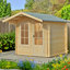 Poarch 7 X 7 Ft. Tongue & Groove Log Cabin-969111809