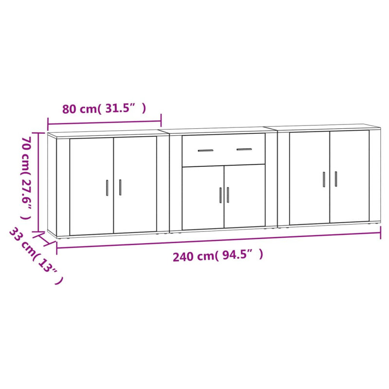 Tonalea Display Cabinet, White