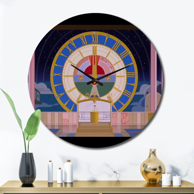 Horloge murale géométrique