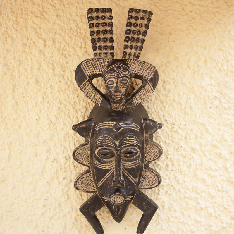 Handmade Boho Wall Decor on Solid Wood