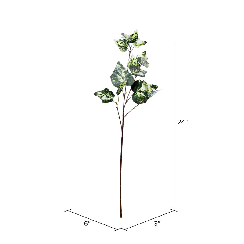24'' Faux Ivy Branch