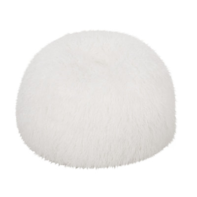 Mandana 3 Foot Rounded Faux Fur Bean Bag
