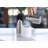 Sugar and Creamer Set with Brushed Stainless Finish and Chrome-Plated Lid