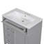 Meuble-lavabo moderne de 30 po avec lavabo supérieur, 2 tiroirs, tiroir basculant et armoire pour un rangement efficace-116332716