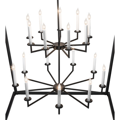 54" Square Kitzi Tapered Pendant