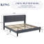 Structure de lit avec tête de lit, lit plateforme tapissier moderne en tissu de lin, sommier-1079269478-1079269498