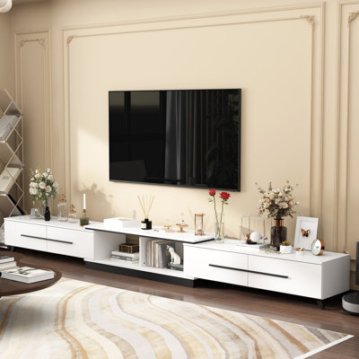 Meuble télé pour téléviseur de 88 po ou moins Delynne