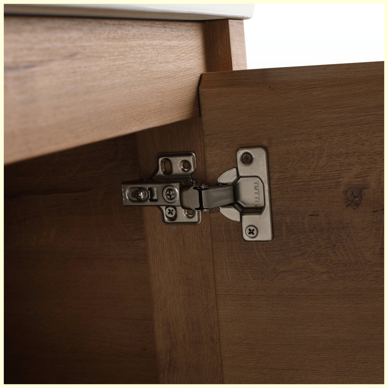 Armoire de meuble-lavabo autoportante 28 po (sans le lavabo), porte à fermeture en douceur, emballage KD, contreplaqué
