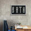  «Bath Tiles Inverted» par Wild Apple Portfolio, art mural sur toile, 40 po x 26 po-199273680