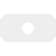 Emerald Architectural Grade PVC Contemporary Ceiling Medallion 3" Inside Diameter
